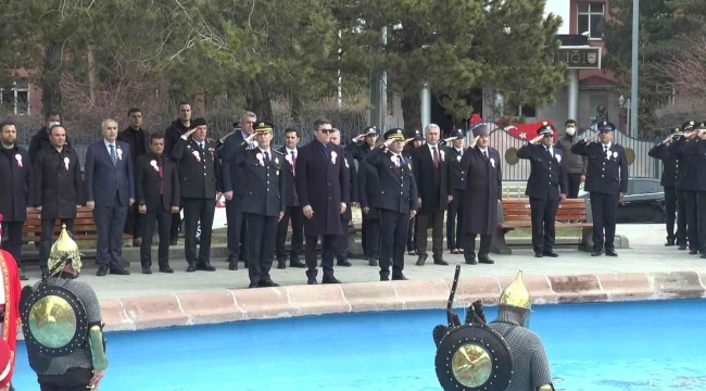 Erzurum'da Polis Haftası törenlerle kutlanıyor