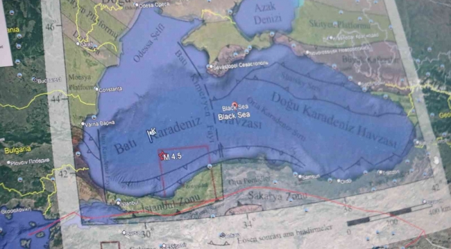 Karadeniz'deki 4,4 büyüklüğündeki depremin ardından