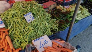 Pazarın en pahalı ürünü "taze fasulye"