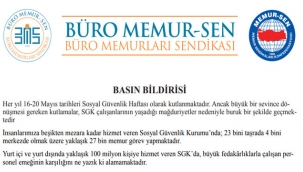 Büro Memur-Sen'den Eylem Planı