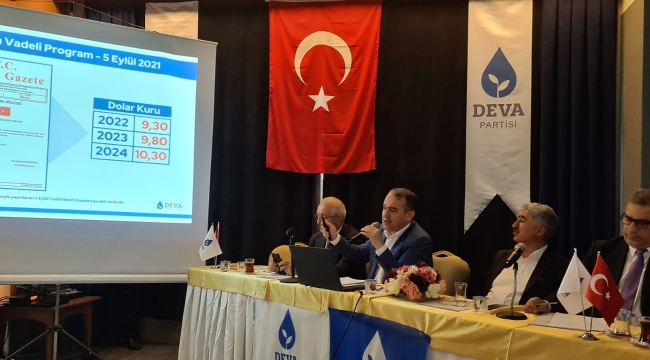 Deva Partisi Genel Sekreteri Ergin: "iktidara eylem planlarımızdan faydalanmasını öneriyoruz"