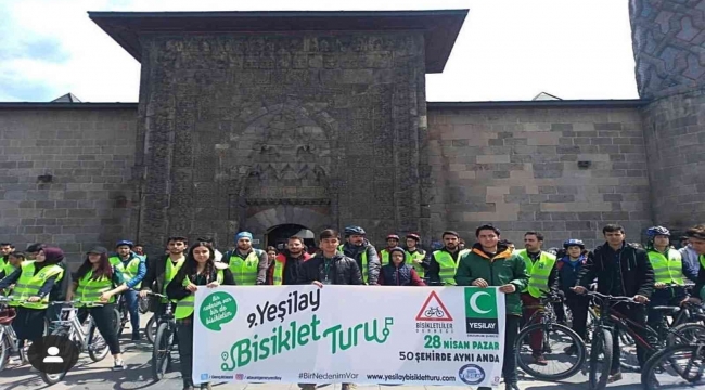 Erzurum'da pedallar bağımlılıktan uzak nesiller için çevrilecek