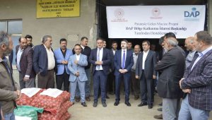 Pasinler'de 75 ton patates tohumu dağıtıldı