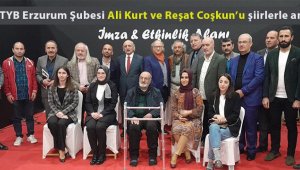 TYB Erzurum Şubesi Ali Kurt ve Reşat Coşkun anısına şiir şöleni düzenledi