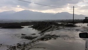 Erzincan'da sel felaketi, kent adeta sular altında kaldı