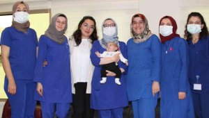 Erken doğan bebek Erzurum Şehir Hastanesi'nde sağlığına kavuştu