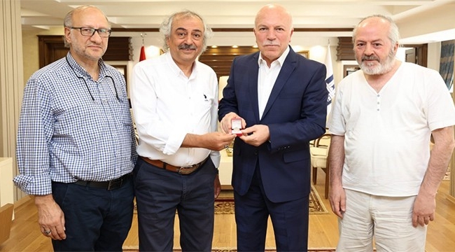 Erzurum Tarih Derneği'nden Başkan Sekmen'e "tarih" teşekkürü ziyareti