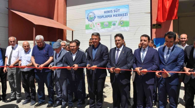 Erzurum Ticaret Borsası " Hınıs Süt Toplama Merkezi" hizmete girdi