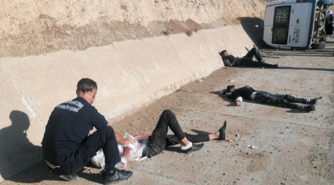 Erzurum'da feci kaza: 1 ölü, 8 yaralı