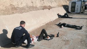 Erzurum'da feci kaza: 1 ölü, 8 yaralı