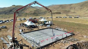 Hınıs Başköy Cemevi'nin temeli düzenlenen törenle atıldı