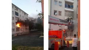 Mahallede yangın paniği