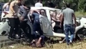 Pasinler yolunda kaza: 1 ölü 3 yaralı