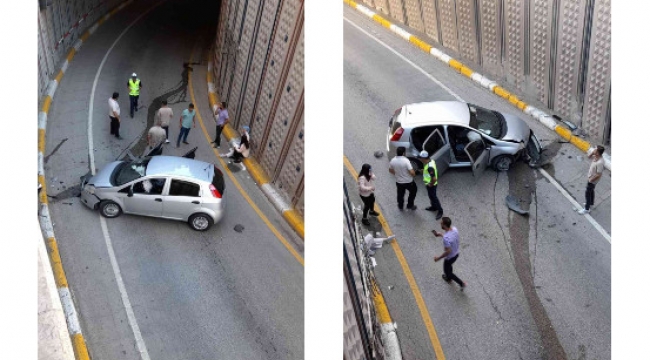 Hamidiye Köprülü Kavşağı kazalara davetiye çıkarıyor