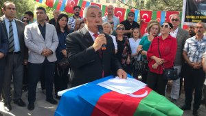 Iğdır'da Ermenistan'ın Azerbaycan'a yaptığı saldırılar kınandı