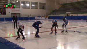 Short Track Federasyon Kupası yarışları Erzurum'da yapılıyor