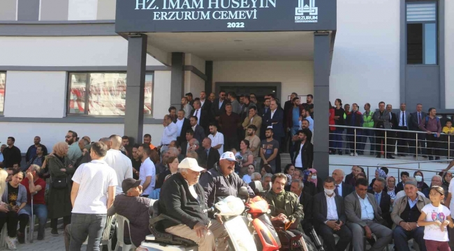 Hz. İmam Hüseyin Erzurum Cemevi'nin açılışı yapıldı