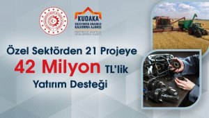 KUDAKA'dan özel sektöre 42 milyon TL yatırım desteği