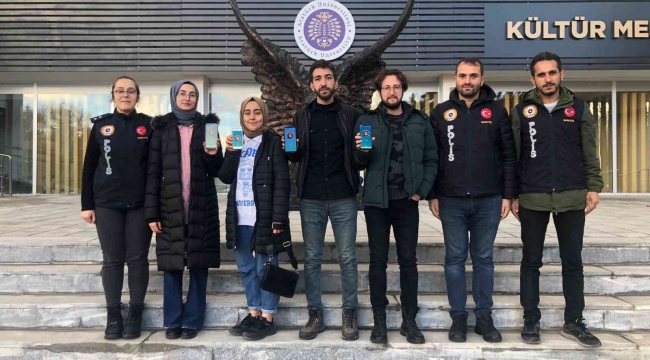 Erzurum Narkotik Suçlarla Mücadele şube ekipleri, gençler için sahada