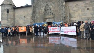 Erzurum'da 25 Kasım Kadına Yönelik Şiddete Karşı Uluslararası Mücadele Günü etkinlikleri