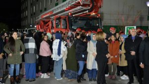 Erzurum'da "Çök-Kapan-Tutun ve Tahliye" tatbikatı yapıldı