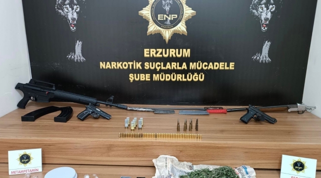 Erzurum'da uyuşturucu madde ticareti yapan şahıs yakalandı