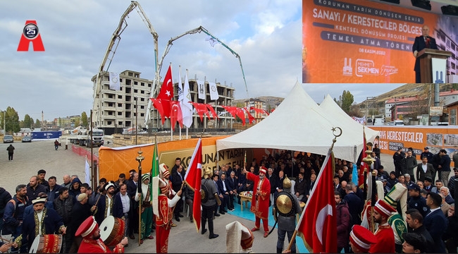 "Sanayi Kentsel Dönüşüm Projesi"nde temel atıldı