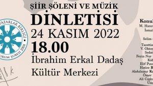 TYB Erzurum Şubesi Öğretmenler Gününü şiir ve türkülerle kutlayacak
