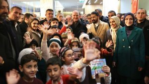 Bakan Soylu'ya çocuklardan sıcak karşılama