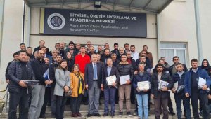 Bitkisel Üretim Uygulama ve Araştırma Merkezi Müdürlüğünün eğitim faaliyetleri sona erdi