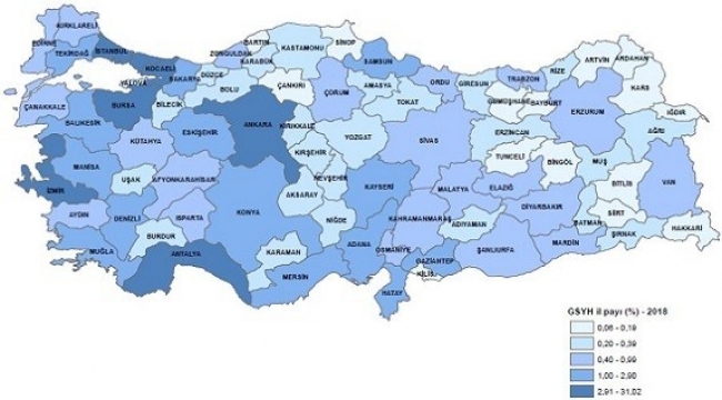 Erzurum GSYH'sinde yüzde 29'luk artış