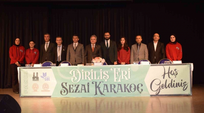 Erzurum'da 'Diriliş eri Sezai Karakoç' paneli