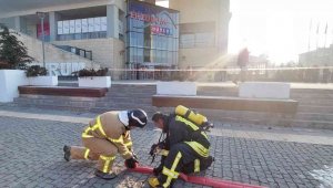 Forum Erzurum Alışveriş Merkezi'nden gerçeğini aratmayan tatbikat