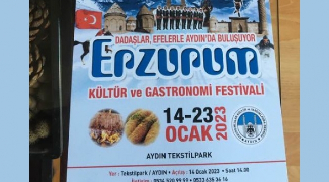 Aydın'da Erzurum Kültür ve Gastronomi Festivali