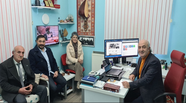 İYİ Parti Yakutiye İlçe Teşkilatı'ndan alo25'e ziyaret