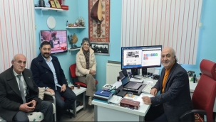 İYİ Parti Yakutiye İlçe Teşkilatı'ndan alo25'e ziyaret