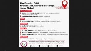 Türk Eczacılar Birliği Duyurdu