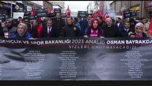 ANALİG yürüyüşle start aldı