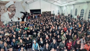 Çadır mescitte eller semaya