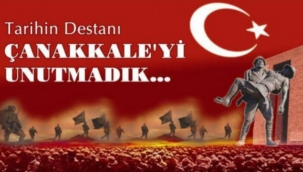 Çanakkale zaferi ve şehitler anıldı