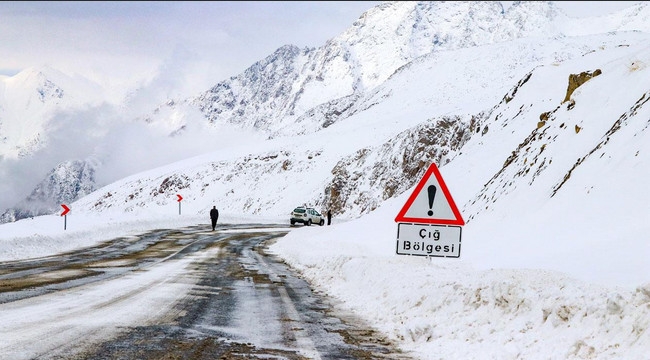 Çığ uyarısı