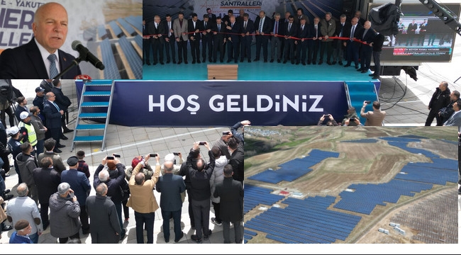 Erzurum'da kurulan Güneş Enerji Santralleri açıldı