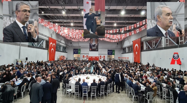 MHP, göz dolduran iftar yemeğinde adaylarını tanıttı