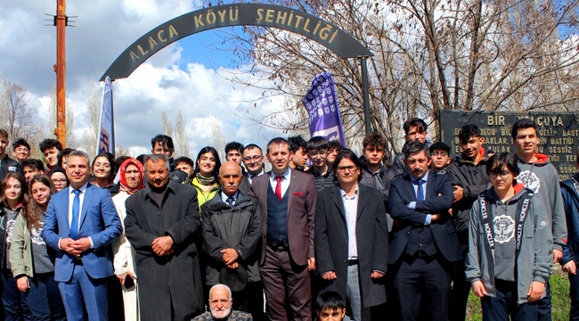 Öğrencilerden Alaca Şehitliğine Ziyaret