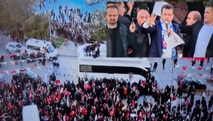 Erzurum'da İmamoğlu'na taşlı saldırı