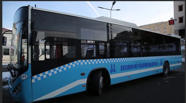 Erzurum Büyükşehir'den Mezarlıklara "Ücretsiz Ulaşım"