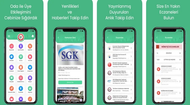 Mobil uygulamada "ECZA13" dönemi
