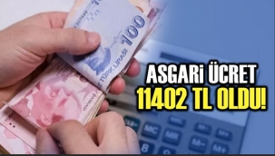 Yeni asgari ücret açıklandı