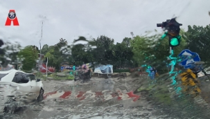 Erzurum'da sağanak bugün de etkili oldu