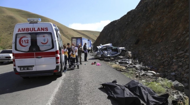 Erzurum'da trafik kazalarında artış